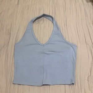 Baby blue tillys halter top
